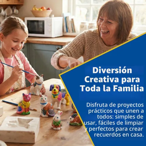 Vista 8 de Yeso perfecto para moldes de cerámica y cerámica, material en polvo no tóxico a base de agua para hacer moldes de bricolaje, losas de recuperación