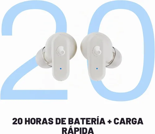 Vista 2 de Skullcandy Dime 3 Auriculares inalámbricos Bluetooth intrauditivos - Bone Hueso