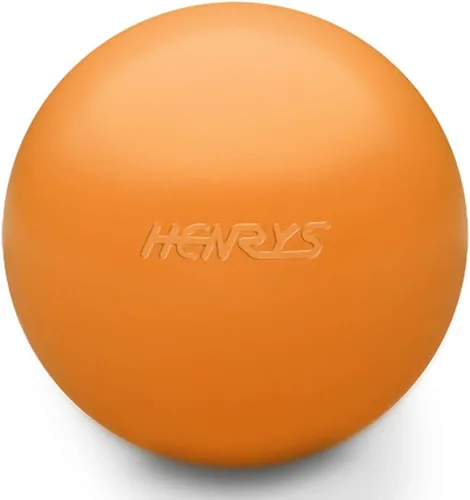 Vista 2 de Henrys HiX - Pelota de malabarismo, 2.441 in, hecha de plástico TPU, sin PVC, bola individual (naranja)