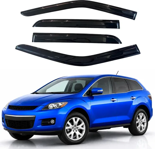 Vista 291 de Visera de ventana IG para Ford Focus Sedán y Hatchback 2012-2018, Protector de ventana lateral para lluvia y viento estilo Mugen, extra duradero