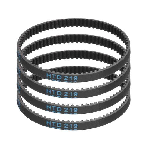 Vista 7 de uxcell 4 piezas HTD-3M Correa de Distribución de Goma 48 Dientes, Longitud de Paso 144mm x Ancho 6mm x Altura 2.4mm, Correa de Polea de Distribución