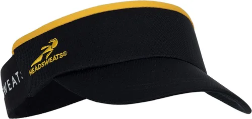 Vista 28 de Headsweats Visera solar unisex para adultos, ligera, rendimiento Negro