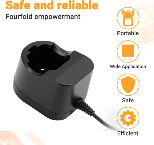Vista 5 de Shentec Cargador Ni-MH y Ni-Cd de 4.8V/7.2V Compatible con Dremel 755-01