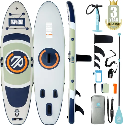 Vista 19 de Niphean 10' Inflatable Paddle Board, Ultra-Light SUP for Beginners