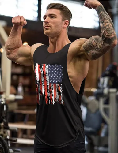 Vista 2 de COOFANDY Camisetas sin mangas para hombre, paquete de 3 camisetas sin mangas para gimnasio, fisicoculturismo, fitness