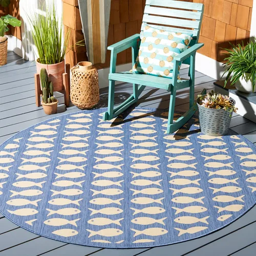 Vista 19 de SAFAVIEH Alfombra lavable para exteriores, colección Patio de 2.3 x 6.7 pies, color negro y beige, no desprende pelusa y fácil limpieza, ideal