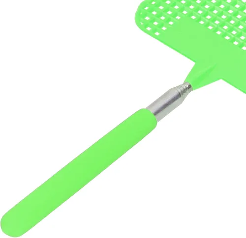 Vista 9 de Matamoscas telescópico, retráctil extensible de plástico ligero con varilla de acero inoxidable para el hogar para la oficina para acampar
