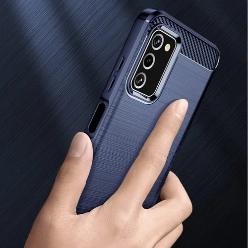 Vista 3 de Osophter Funda para Galaxy A03S con 2 protectores de pantalla que absorbe los golpes, goma TPU flexible, funda protectora para teléfono celular