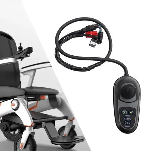 Vista 4 de Controlador de palanca de ruedas de 24 V CC para silla de ruedas eléctricas, accesorios de repuesto para silla de ruedas, control eléctrico