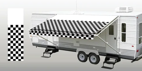 Vista 9 de SunWave Repuesto de tela para toldo de autocaravana, toldo de vinilo de alta calidad, toldo (9 pies, Ocean Blue Fade)