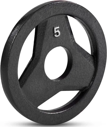 Vista 18 de JFIT Olympic 2 Inch Grip Plates and Bumper Plates for Barbell - Single Weights or Sets of 2 (Muliple Weights)