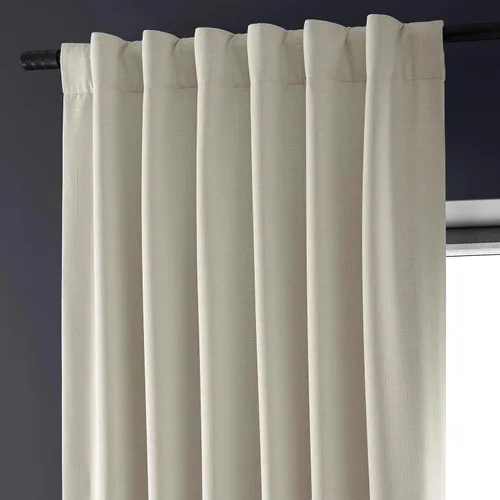 Vista 8 de HPD HALF PRICE DRAPES Cortinas opacas sólidas con aislamiento térmico para dormitorio, cortina de 84 pulgadas de largo (1 panel), cortinas opacas