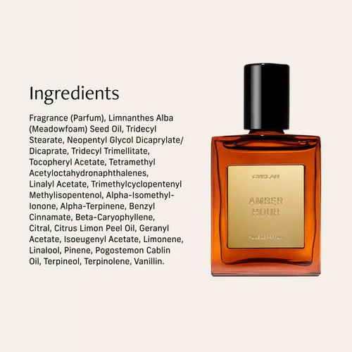 Vista 6 de CYKLAR Aceite de perfume para la piel – Aroma de hora ámbar – Fragancia de perfume rica y picante con notas de grano Palo Santo y Tonka – Apto