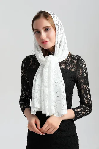 Vista 7 de Mantilla Veil Catholic Mantilla V25 - Velo ortodoxo