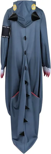 Vista 2 de Gachiakuta Guita Cosplay Traje Limpiadores Azul Lindo Mono Pijama