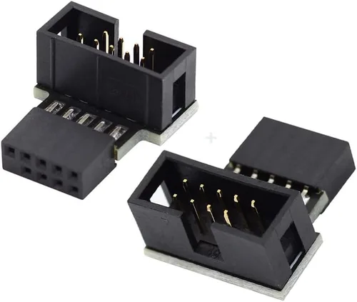 Vista 14 de Puertos duales USB 3.1 tipo C USB-C hembra a USB 2.0 placa madre 9pin 10pin adaptador de cabecera PCBA 480Mbps