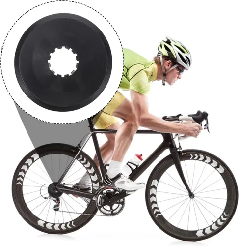 Vista 7 de BESPORTBLE 10 Uds. Cubierta del volante de la bici Piñón de bicicleta Radios Freewheel Protector de radios Protector de placa Protector de placa