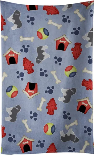 Vista 29 de Caroline's Treasures BB3948KTWL Affenpinscher Dog House Collection - Toalla de cocina para invitados, toalla de baño decorativa para cara, té, paño
