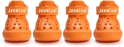 Vista 12 de JZXOIVA Zapatos para perros para pavimento caliente, botines de perro para perros pequeños, botas transpirables para perros y protectores de patas