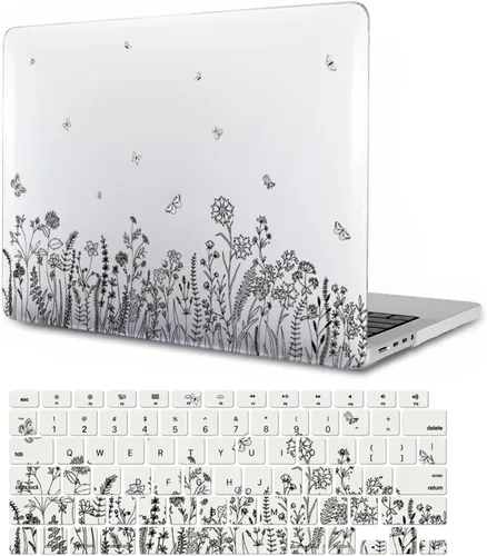 Vista 36 de Funda compatible con MacBook Pro de 13 pulgadas 2012 2011 2010 2009 2008 versión A1278, funda protectora de plástico duro y cubierta de teclado