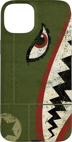 Vista 9 de WWII P-40 Fighter Plane Shark Mouth Warbird Nose Art Case for iPhone 17
