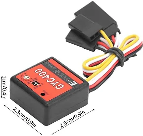 Vista 4 de Módulo de giroscopio RC, sensibilidad ajustable de control de deriva Gyro Mini para control remoto entusiastas de coches Drift Racing Hobby modelos
