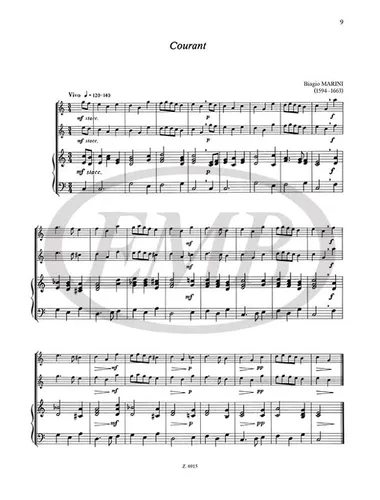 Vista 3 de Chamber Music for two melodic instruments and basso continuo (for chamber ensemble) 1 (Mixed Chamber Trio, Mixed Chamber Quartet)