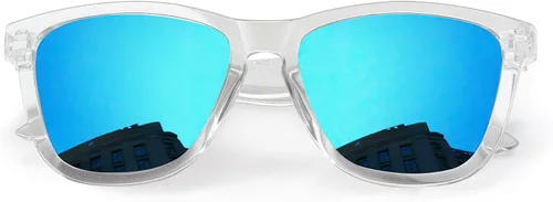 Vista 38 de DANAMY Gafas de sol polarizadas para mujer y hombre, protección UV A1- rosa