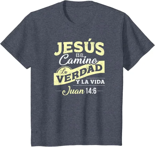 Vista 81 de Camisas de la Biblia de Jesus para los Cristianos Camiseta Española Negro