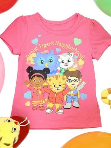 Vista 7 de Daniel Tiger Camiseta de manga corta para niñas