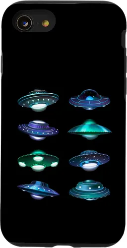 Vista 13 de iPhone 14 Alien UFO Spacecraft Fan Men Women Youth Case