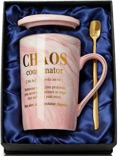 Vista 21 de ShinnyWis Regalos de graduación para mujeres 2026 - Taza con texto en inglés "She Believed She Could So She Did" Rosa