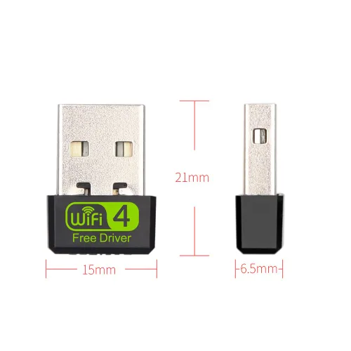 Vista 8 de 10Gtek 150Mbps libre conductor inalámbrico USB WiFi adaptador, banda única 2.4GHz