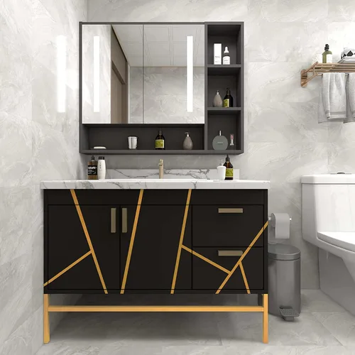 Vista 4 de Papel tapiz dorado de acero inoxidable extraíble para encimeras de despegar y pegar de 17.71 x 118 pulgadas, papel tapiz autoadhesivo y lavable