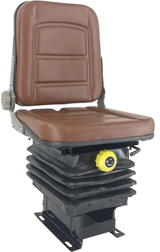 Vista 9 de Suspensión Asiento Reemplazo Universal Ajustable Impermeable - Negro Heavy Duty for Tractor Forklift Excavator,Skid Loader, Bobcat, Lawn Mower