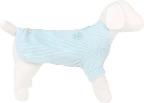 Vista 2 de Blusa suave con corona - Ropa cálida de invierno para perros