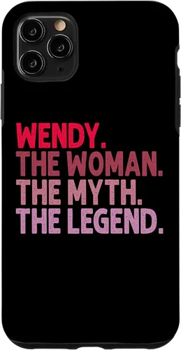 Vista 11 de Funda de cumpleaños personalizada para iPhone 15 Wendy The Woman The Myth The Legend