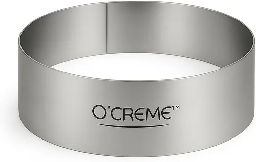 Vista 36 de O'Creme Anillo para Pastel de Acero Inoxidable Resistente Redondo Molde de Anillo para Pastel Mousse para Hornear, Decoración de Pasteles de Postre