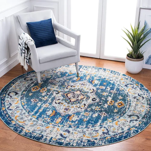 Vista 33 de SAFAVIEH Madison Collection - Alfombra de pasillo de 2 pies 2 pulgadas x 8 pies, color salvia y marfil, diseño bohemio oriental envejecido,