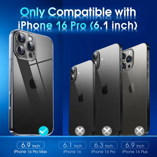 Vista 50 de Supdeal Funda cristalina transparente para iPhone 11, [No se amarillea] [Protección de la cámara] [Probado contra caídas de grado militar] Funda