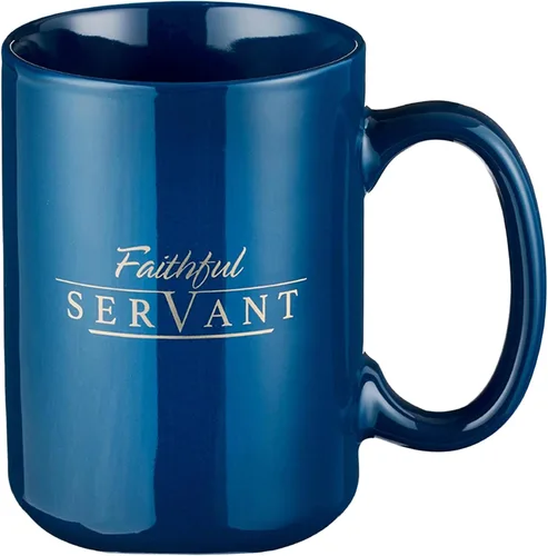 Vista 27 de Christian Art Gifts Taza grande de cerámica inspiradora con escritura bíblica para café y té para hombres: Versículo bíblico que anima al hombre