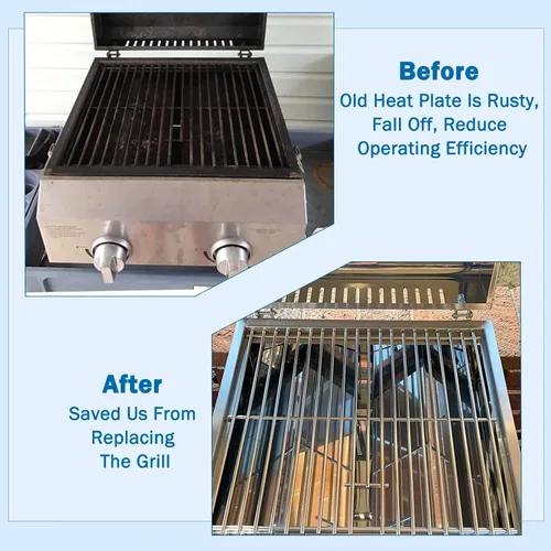Vista 4 de Piezas de repuesto para parrilla Cuisinart CGG-306, Nexgrill 820-0033 820-0007B 820-0015 820-0007 820-0007G, Megamaster 820-0033M, repuesto