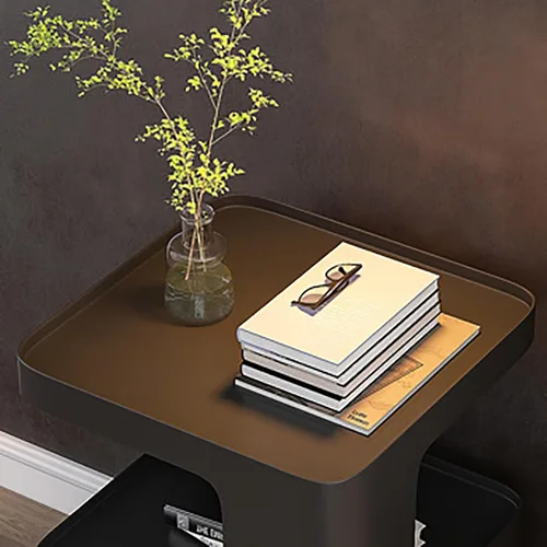 Vista 5 de Mesitas de noche Muebles de dormitorio Minimalista Arte de Hierro Mesita de Noche Simplemente Mesita de noche