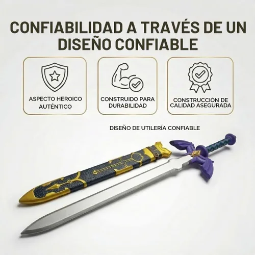 Vista 9 de otaku gear Espada de espuma Heroic Master de 37 pulgadas con funda de plástico para cosplay, LARP, disfraz de Halloween y exhibición
