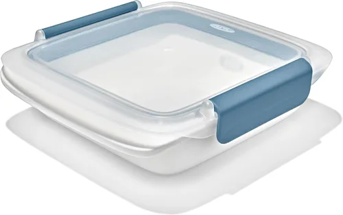 Vista 11 de OXO Good Grips Prep and Go - Recipiente dividido para 2 tazas, color azul océano