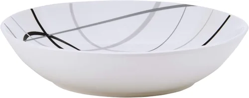 Vista 4 de Studio Nova Juego de vajilla de porcelana de 18 piezas, servicio para 6, círculos