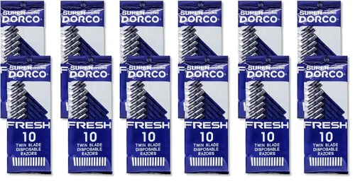 Vista 4 de DORCO RAZORAS DESECHABLES DE HOJA TWIN SUPER FRESH - 10CT