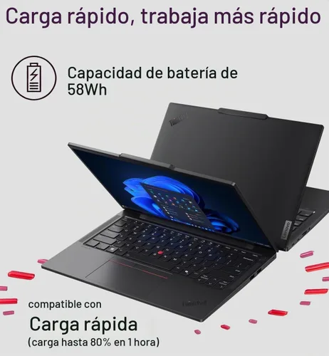 Vista 7 de Lenovo ThinkPad T14 S G6, 14" FHD+, Ryzen AI 7 PRO 350, DDR5 de 16 GB, SSD