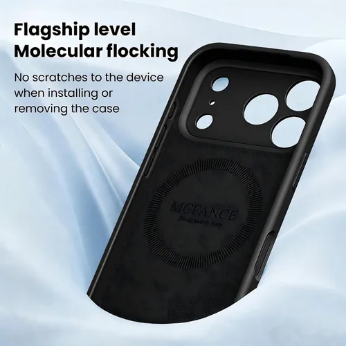 Vista 5 de Funda de silicona con soporte para iPhone 17 Pro [compatible con MagSafe] [Protección completa de la cámara] (6.3 pulgadas 2025), fundas de teléfono