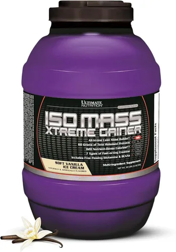 Vista 9 de Ultimate Nutrition ISO Mass Xtreme Gainer, leche de chocolate, 10 lb